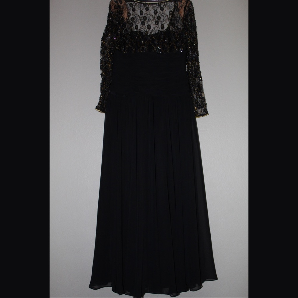 Black Fine Feathers Dress
